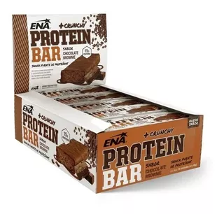 Protein Bar (16 Un) Ena Sport - Proteina En Barra Sabor Chocolate brownie