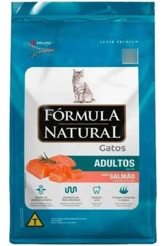 Ração Fórmula Natural Super Premium Gatos Adultos Salmão 7kg