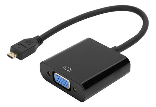 Adaptador De Convertidor De Video Micro Hdmi A Vga 1080p Par