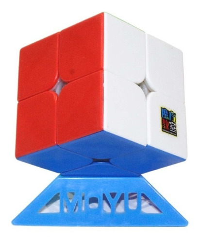 Cubo Rubik Moyu 2x2 Rs2m Magnético Speed Cube Original Base
