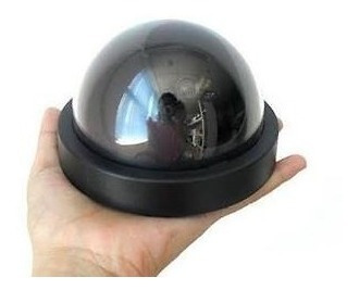 Camara Falsa Led Rojo Intermit. Domo Apariencia Rea X 3 Un.