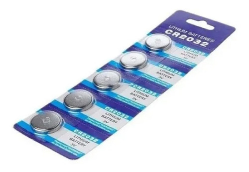 30 Baterias Pilha Cr2032 3v Lithium Cartela Com 5 Unidades