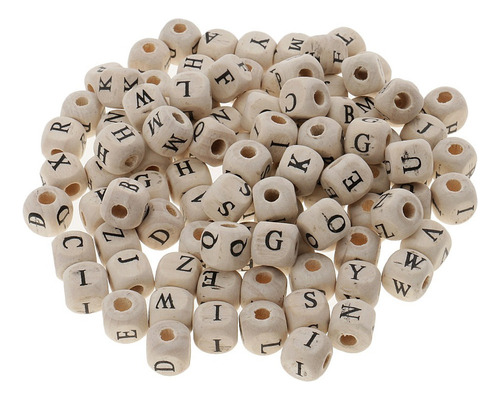 2025 200 Piezas De Cuentas De Cubo De Letras Del Alfabeto