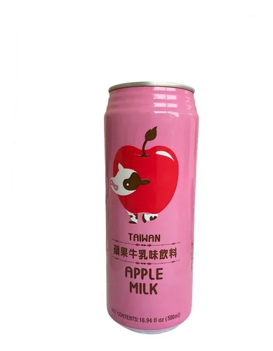 Jugo De Manzana Con Leche En Lata 500 Ml - Origen Taiwan