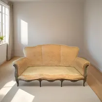 Comprar Antiguo Sillon De 3 Cuerpos Estilo Luis Xvi Frances  