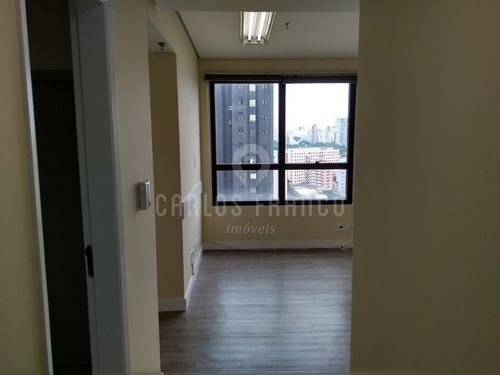 Imagem 7 de 10 de Sala Comercial De 31m², Vão Livre Com Ar Condicionado, Copa, 2 Banheiros, 1 Vaga - Jardim Paulista - Cf63029