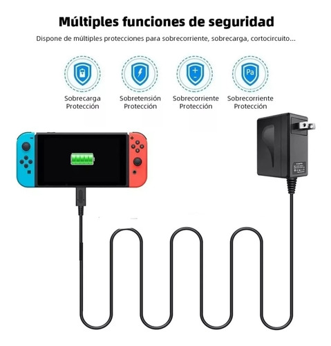 Cargador Para Nintendo Switch/ Ac Adapter