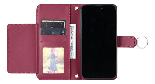 Funda Para Xiaomi Poco M6 Plus/c75/m7 Pro 5g Wallet De Piel Sintética Con Soporte Abatible Que Protege La Funda Del Telé