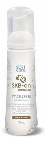 Petsociety Soft Care Skb-on Complex Mousse 100ml Sabor Sem Sabor