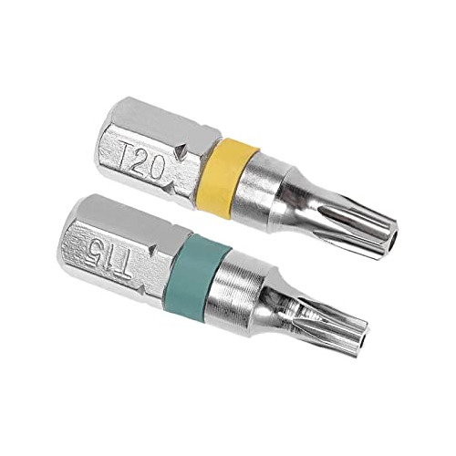 8 Puntas De Seguridad Torx T15 Y T25 De 100 Mm De Largo...