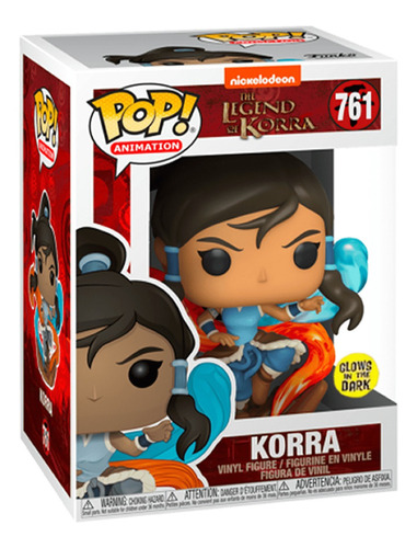 Boneco Korra 761 Metallic The Lend Of Korra - Funko Pop