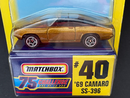 Matchbox 75 Challenge Del Año 1997, Modelo A Elegir Camaro Ss (Usado)