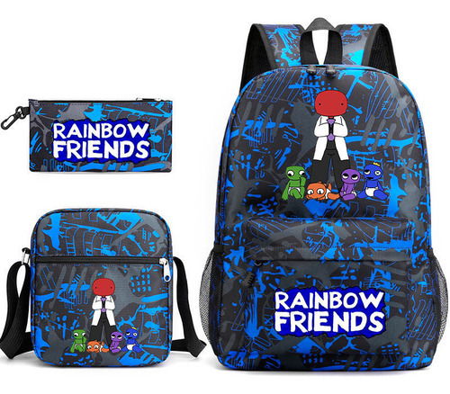 Morral escolar Genérica Rainbow Friends,School season, school bags, student bags, backpacks color 1 pattern 21L