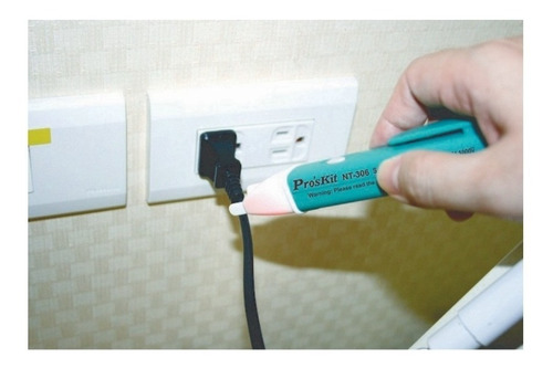 Imagen 3 de 4 de Detector Voltaje Inductivo 90v A 1000v Proskit Nt-306