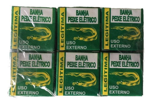 Pomada Banha Peixe Elétrico Amazônia Kit Com 12 Unidades