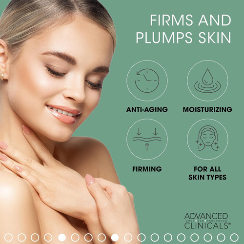 Advanced Clinicals Crema De Colágeno + Suero Facial Hinchado