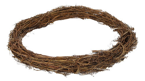 Corona De Ratán Para Decoración Del Hogar Y El Jardín, 30 Cm