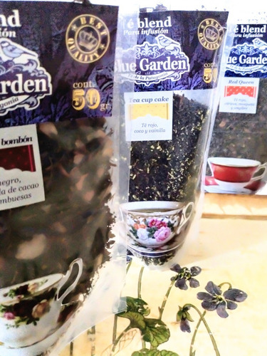 Imagen 8 de 10 de Té Blend Hebras X6 Un. 50 Gr. C/u- Blue Garden -patagonia