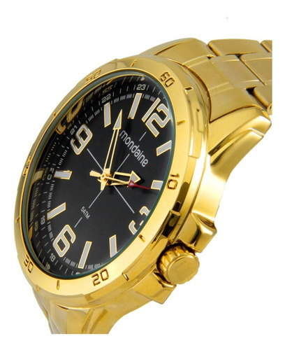 Relógio Mondaine Masculino Dourado 53832gpmvde1