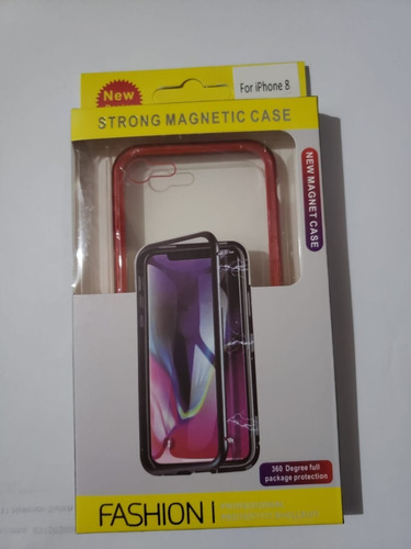 Funda Magnetica 360° 2 Cristal Para  iPhone XS Max/xr/x/7+