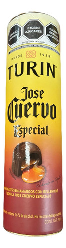 Chocolates Turin Jose Cuervo Tubo 200g