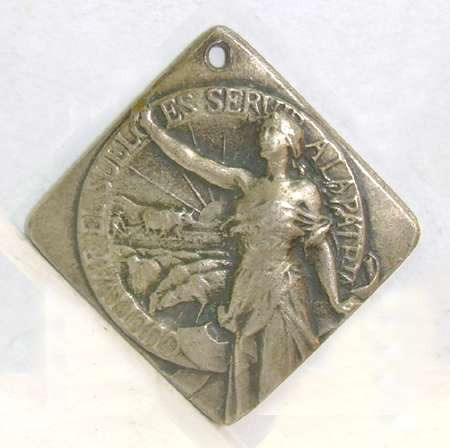 Medalla Sociedad Rural Argentina Jose F. Duffy 1920 B10