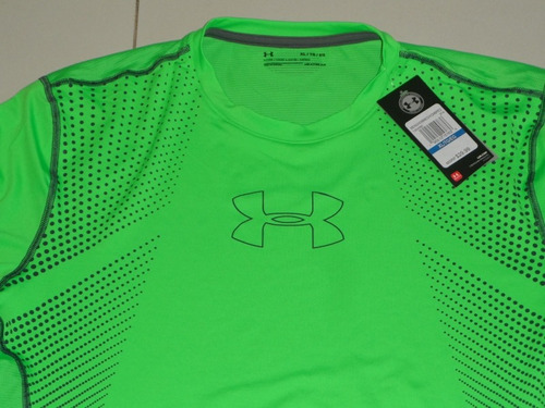 Under Armour Camiseta Playera Xl Manga Corta Verde