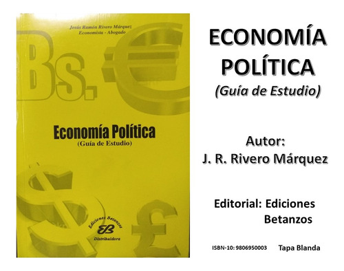 Libro Economia Política De Rivero Márquez