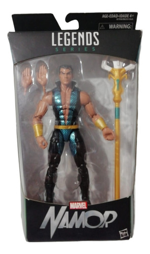 Figura Exclusiva Namor Marvel Legends De Culto