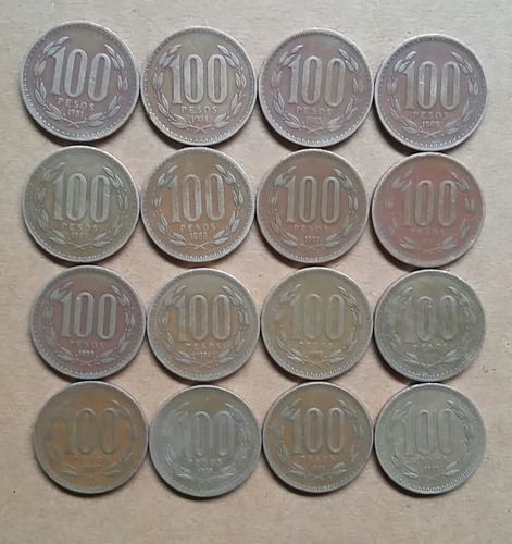 Serie Monedas De $100 Años 1981-2000