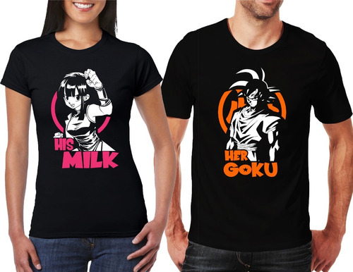 Playera Duo Para Pareja, Novios Dragon Ball Talla 2xl Cab.