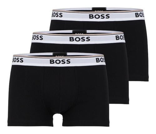 Paquete De Tres Boxers Para Hombre Boss En Algodón Elástico