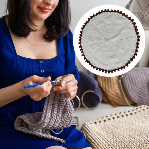 Para Ha Kit Crochet Manta Flores Juego Tejido Tejido /