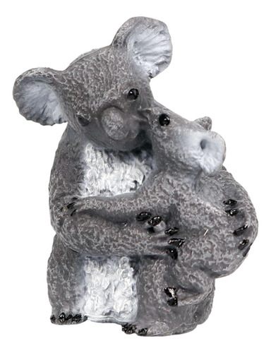 Figura De Koala De Simulación De Sostener Un Bebe