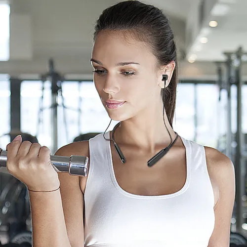 Auriculares Deportivos Bluetooth Hp Hanging Neck 5.0 Con Spe