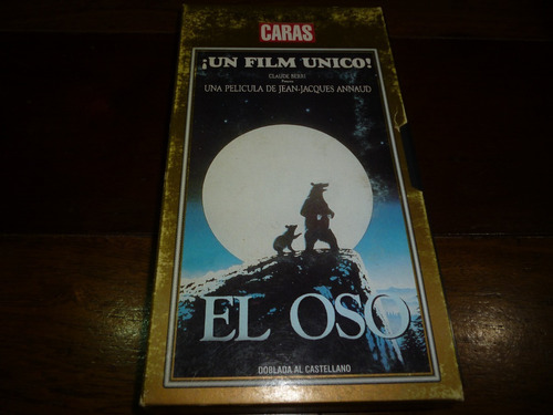 Vhs - El Oso - Jean Jacques Annaud