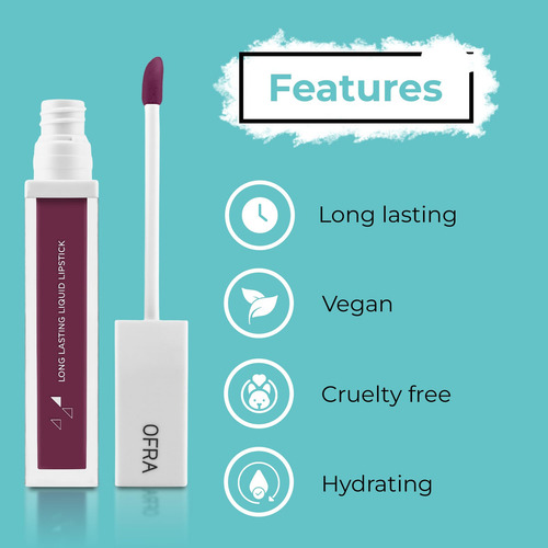 Lápiz Labial Líquido Charmed Rosa Mate Con Matices Malva Fór