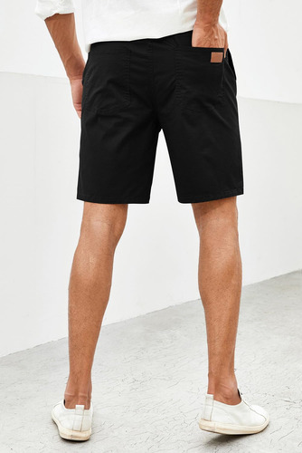 Pantalones Cortos Casuales Con Cierre Tipo Cargo Para Hombre