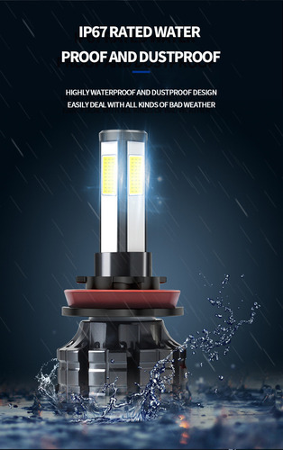 Premium Kit De Focos Faros Csp Led H4 Hb2 9003