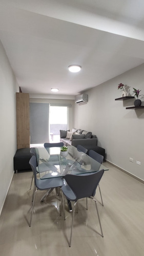 Apartamento Amoblado En Alquiler Las Chimeneas, Res. Montecarlo 133 M² Planta Onbg