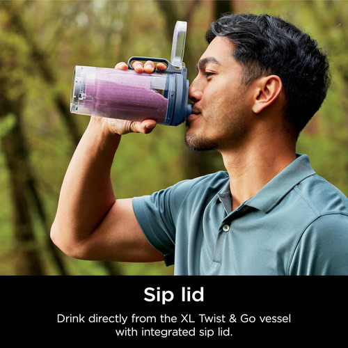 Liquidificador Portátil Ninja Blast Max Twist & Go 650ml Nav