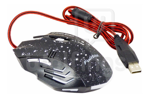 Combo Home Office Zoom Teclado Usb + Mouse Luces Led Gamer