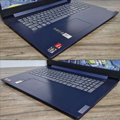 Ideapad 3 Slim 17 Polegadas R5-5500u 20gb Ssd 1tb Nvme Vega7 Abyss Blue (Recondicionado)
