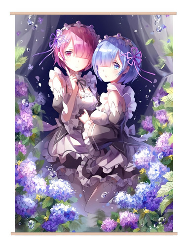 Posterde De Tela Re:zero Anime Personalizale 48 X 70 Cm