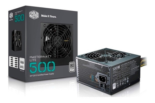 Fuente Poder Cooler Master 500w 80 Plus