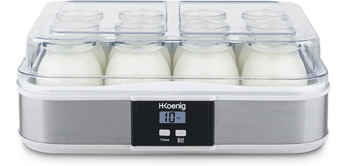 H.koenig Ely120 Yogurtera, 12 Envases, Pantalla