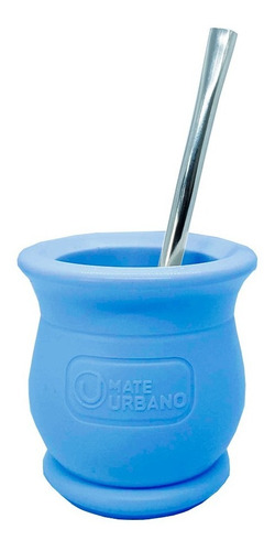 Imagen 2 de 6 de Mates De Plástico Mate Urbano Tópico Con Bombilla De Acero
