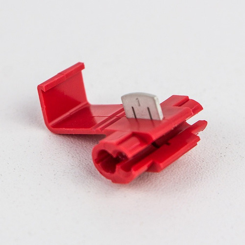 100pçs Conector Derivação Emenda Fios Vermelho 0,5 - 1,5mm