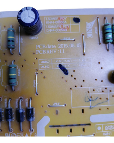 Tarjeta Fuente Para Tv Samsung Un50j5200af (Usado)