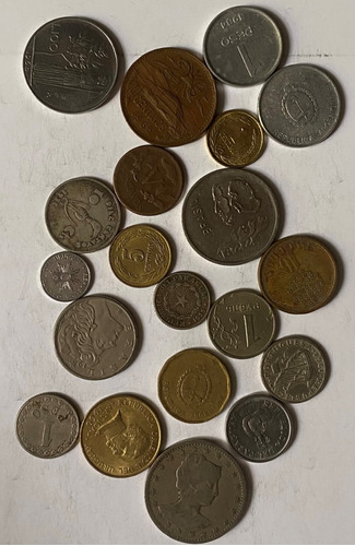 20 Monedas Bolivia Brasil Rusia Colombia Argentina 885/5m